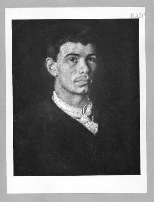 Portrait of a man, 1888, Franz von Stuck