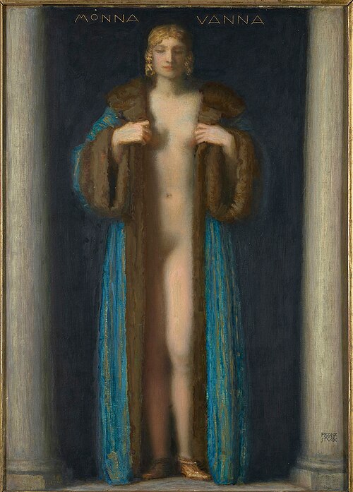 a Lady Monna Vanna, 1879, Franz von Stuck