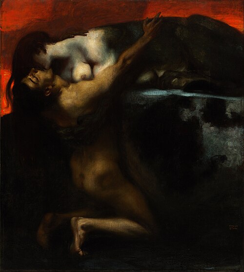 The Kiss of the Sphinx, 1895, Franz Stuck
