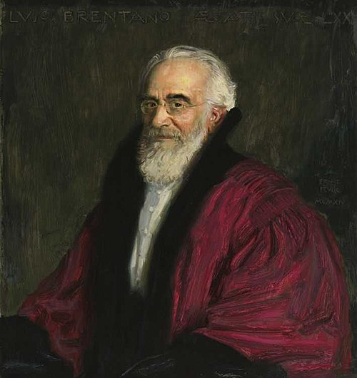 Professor Lujo Brentano, 1914, Franz Stuck