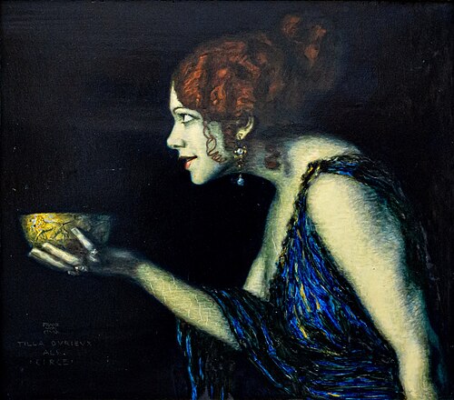 Tilla Durieux as Circe, 1912, Franz Stuck