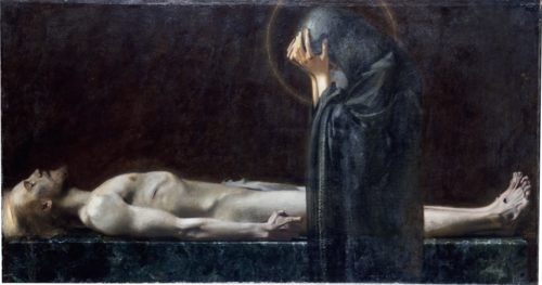 Pietà, 1891, Franz Stuck