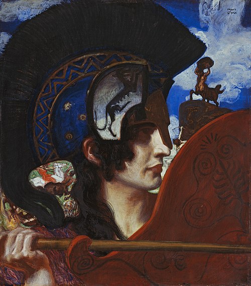 Kämpfende Amazone, 1897, Franz Stuck
