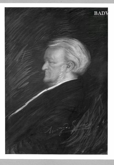 Portrait de Richard Wagner, 1892, Henry de Groux