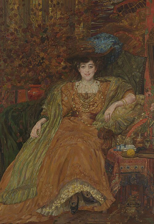 Portrait of Emma Lambotte, , Henry de Groux