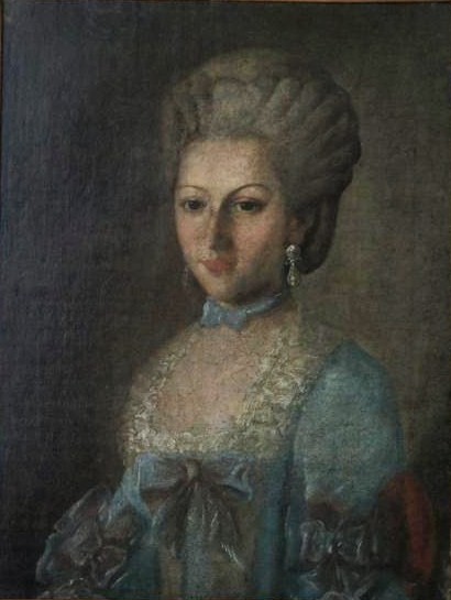 Porträt der Agrafena Ribeaupierre, 1770, Ludwig Christinec