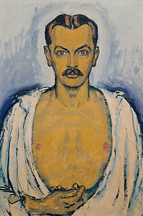 Selbstporträt, 1915, Koloman Moser