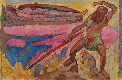 Wotan and Brünhilde, 1916, Koloman Moser