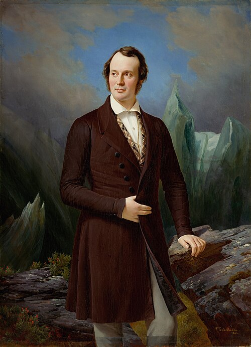 Jean Louis Rodolphe Agassiz (1807-1873), 1844, Fritz Zuber-Buhler