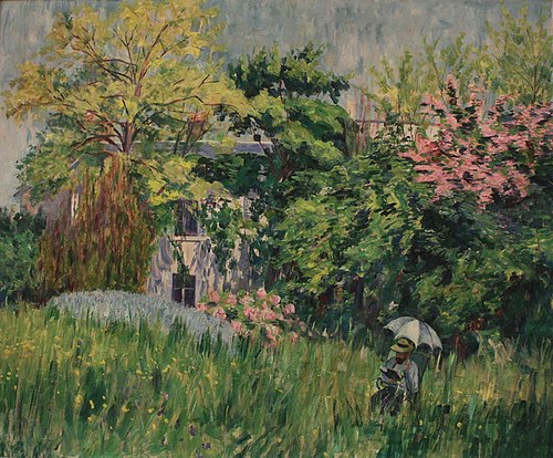Le Jardin à Bonnières, 1909, Georgette Agutte