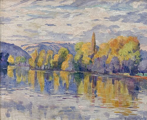 Bord de Seine à l'automne, 1908, Georgette Agutte
