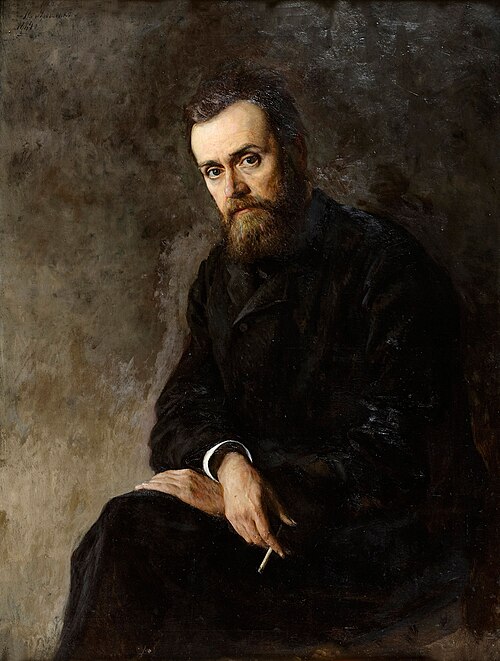 Portrait of Gleb Ivanovich Uspensky, 1884, Nikolai Yaroshenko