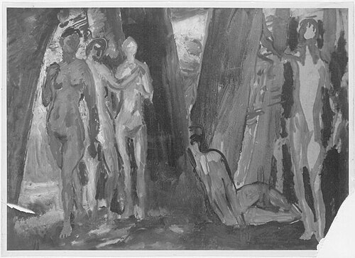 Das Urteil des Paris, 1912, Albert Weisgerber