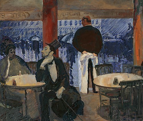 Pariser Restaurant, 1906, Albert Weisgerber