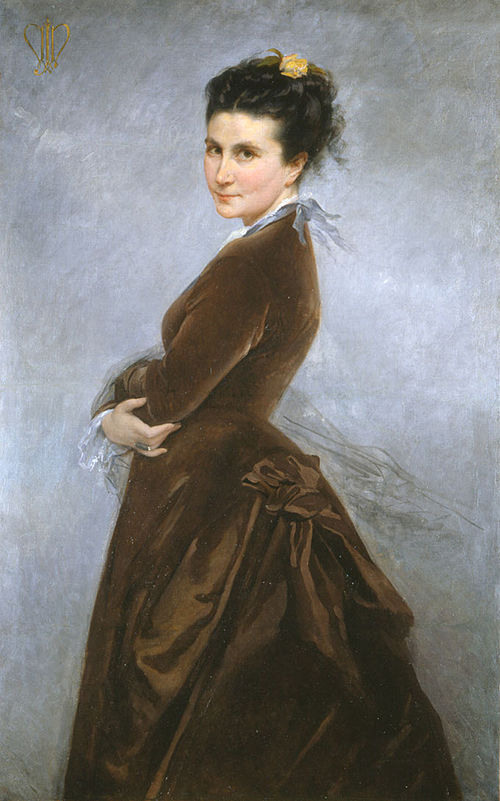 Autoportrait, 1880, Nélie Jacquemart