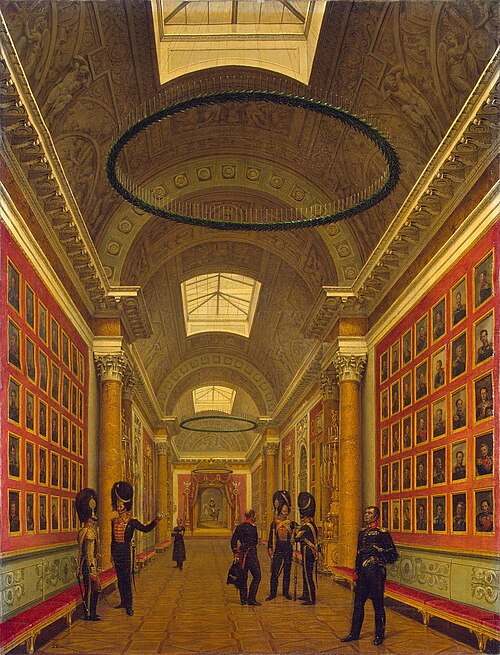 La Galerie militaire du palais d'hiver, 1829, Grigory Chernetsov