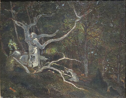 Forest of Fontainebleau, The "Reine Blanche", 1865, Antoine-Louis Barye