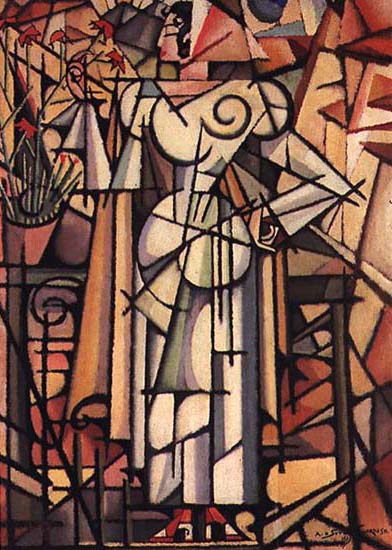 Carnation Girl, 1913, Amadeo de Souza-Cardoso