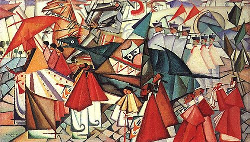 Procissão Corpus Christi, 1913, Amadeo de Souza-Cardoso
