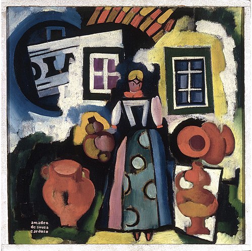 Canção popular, 1916, Amadeo de Souza-Cardoso