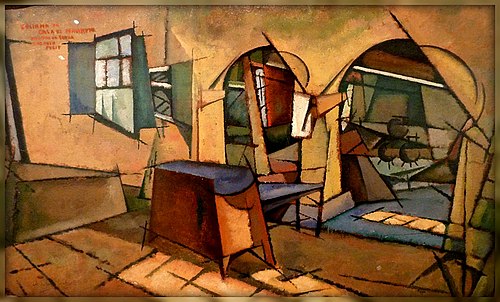 Cozinha da Casa de Manhufe, 1913, Amadeo de Souza-Cardoso