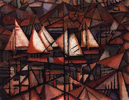 Unknown title (Boats), 1913, Amadeo de Souza-Cardoso