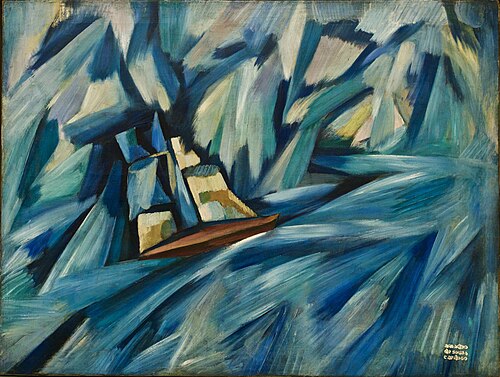 Sail boat, 1914, Amadeo de Souza-Cardoso