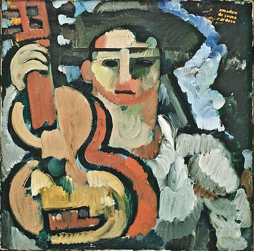 Small guitar, 1914, Amadeo de Souza-Cardoso