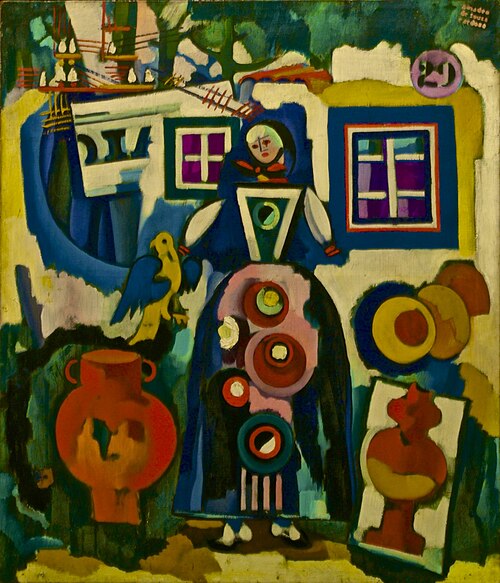 Popular song and bird from Brazil, 1916, Amadeo de Souza-Cardoso