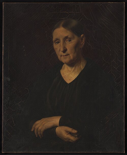 Portrait de femme, bras croisés, , Fedor Petrovich Chumakov