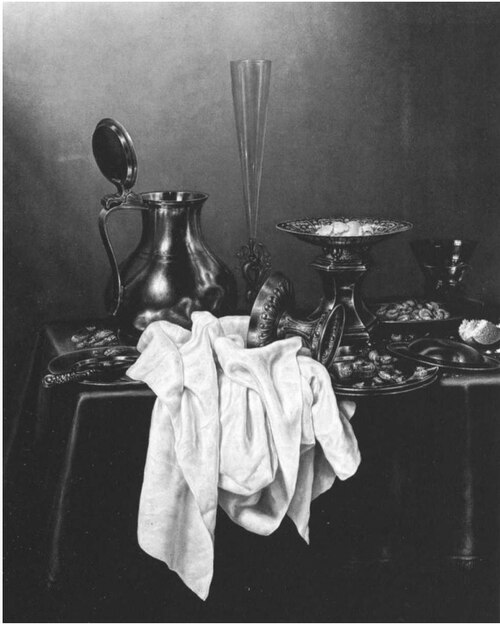 Still life of shrimp, 1645, Gerrit Willemsz. Heda