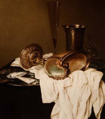 Still life with nautilus cup, 1650, Gerrit Willemsz. Heda