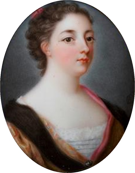Marie-Anne de Bourbon, dite Mademoiselle de Clermont (1697-1741), 1750, Charles Boit