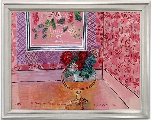 30 ans ou la vie en rose, 1931, Raoul Dufy