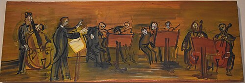 L'orchestre, 1948, Raoul Dufy