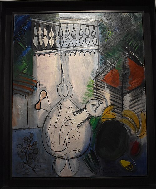 Nature morte à la tour blanche, 1930, Raoul Dufy