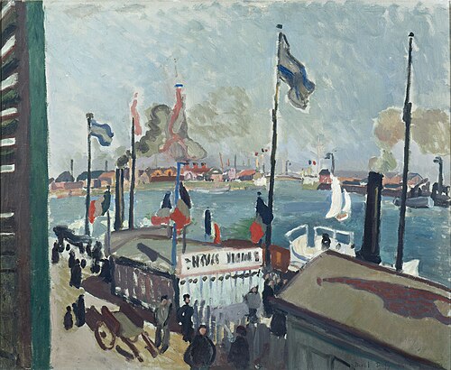 Le port du Havre, 1906, Raoul Dufy