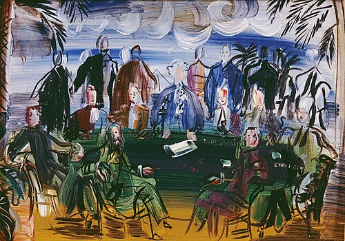Savants autour d'une table, 1938, Raoul Dufy
