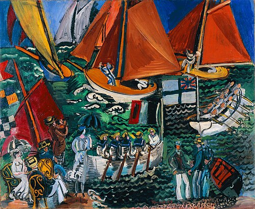 Fête Nautique, 1920, Raoul Dufy