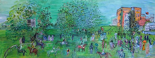 Ascot (Champ de courses), 1930, Raoul Dufy