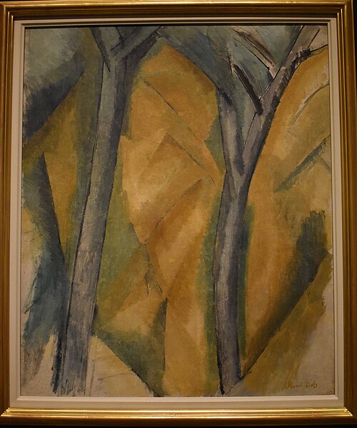 Paysage de l'Estaque, 1908, Raoul Dufy