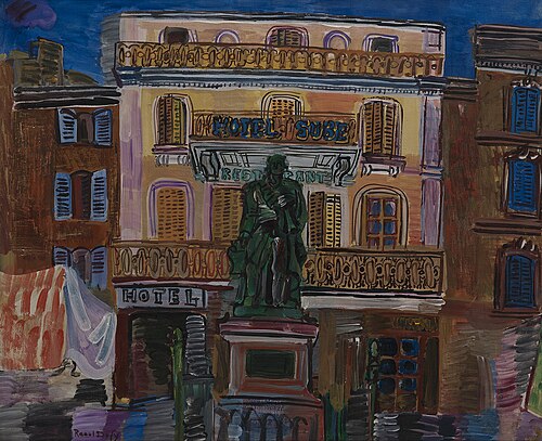 L'Hôtel Sube à Saint-Tropez, 1926, Raoul Dufy