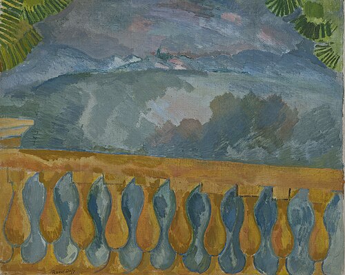 La Terrasse à l'Estaque, 1908, Raoul Dufy