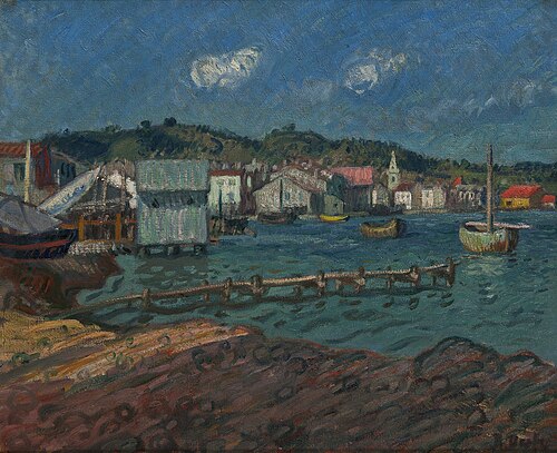 Le Port de Martigues, 1904, Raoul Dufy