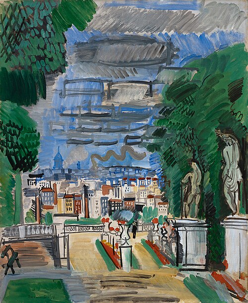 Le Parc de Saint-Cloud, 1919, Raoul Dufy