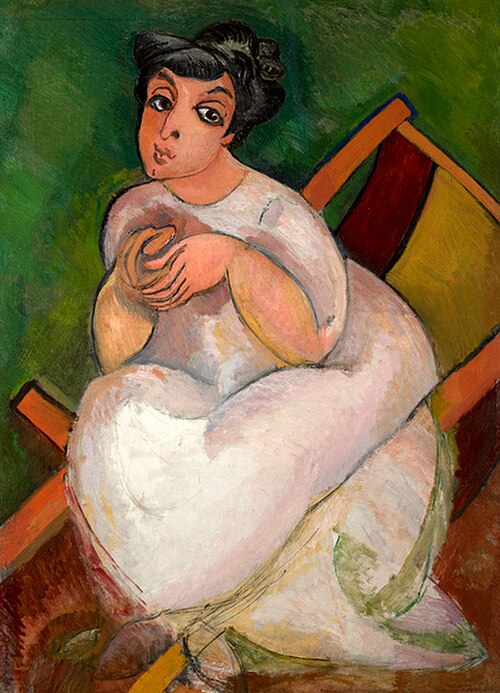 La dame en rose, 1906, Raoul Dufy