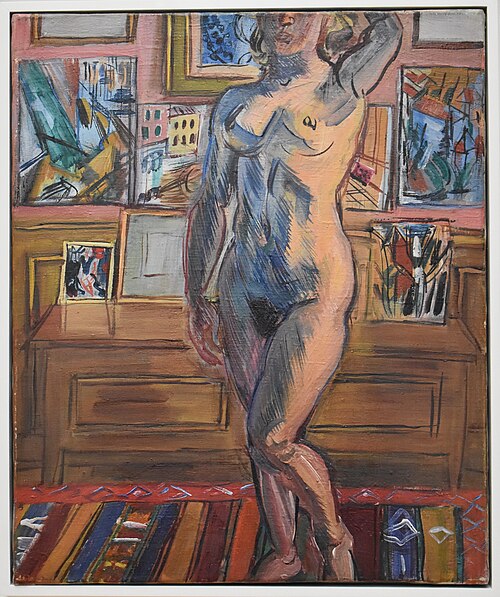 Nu dans l'atelier, 1944, Raoul Dufy