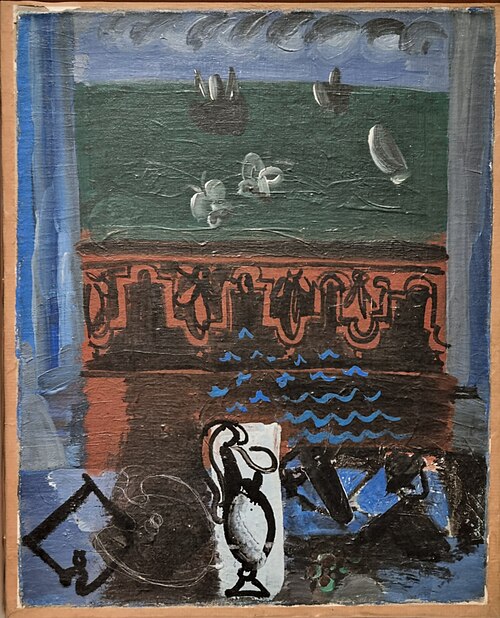 Fenêtre sur la mer, 1921, Raoul Dufy