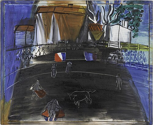 Corrida course de taureaux, 1949, Raoul Dufy