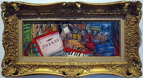 Mozart, 1943, Raoul Dufy